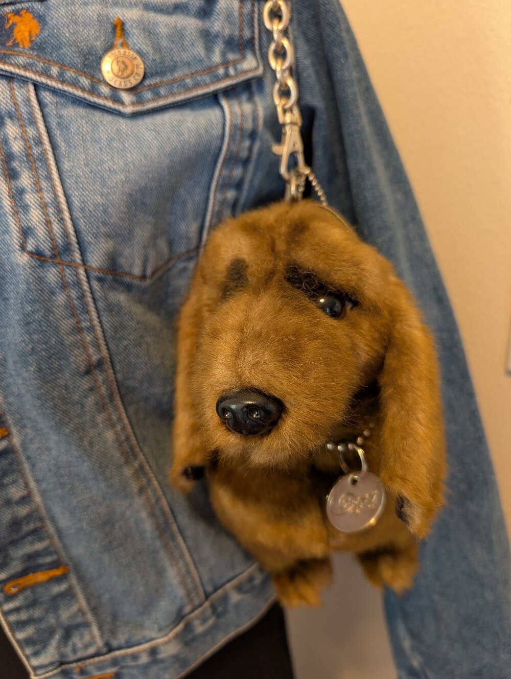 Fuzzy Nation Stuffed Plush Dachshund Handbag - Picture 2 of 9
